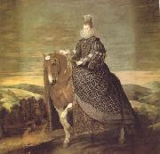 Diego Velazquez Portrait equestre de la reina Marguerite (df02) oil
